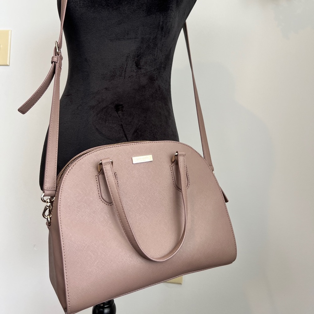 Medium Kate Spade Mauve crossbody or satchel bag